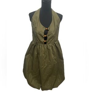 Stylish Olive Green Dress